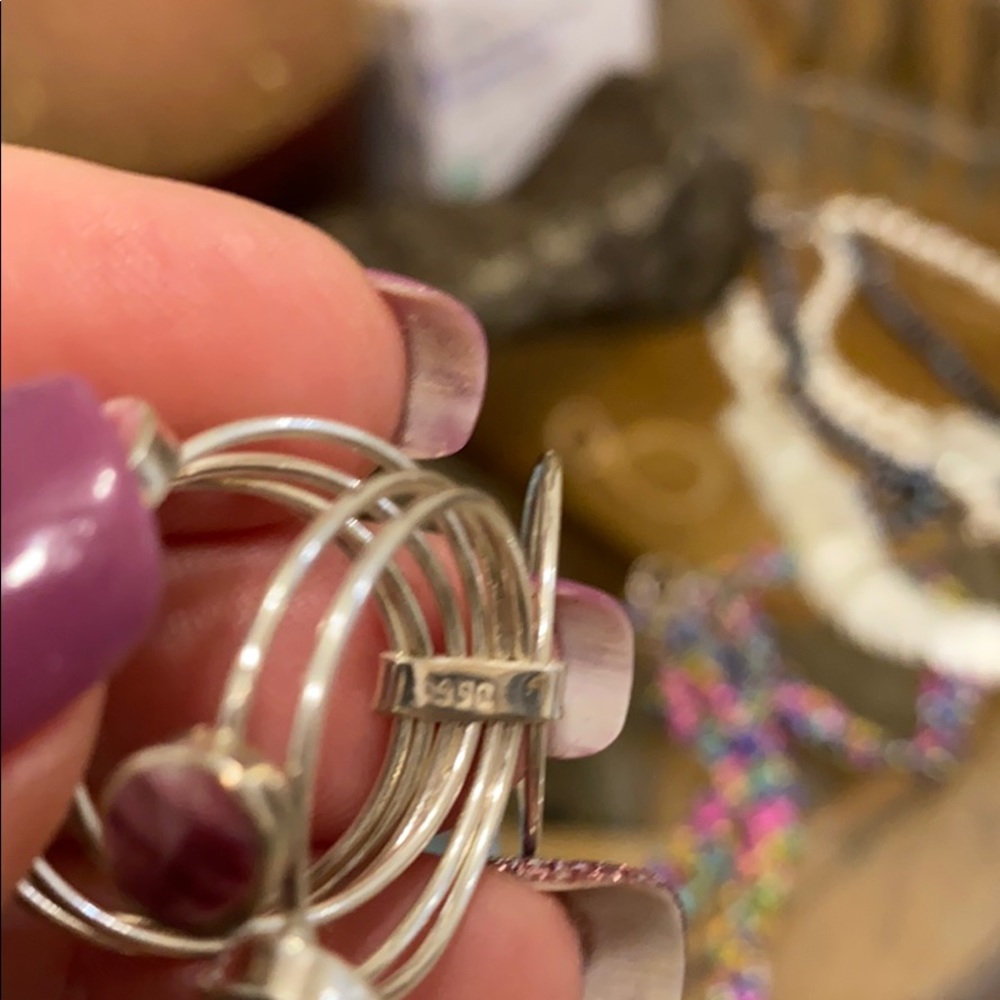 950 Silver ring - Picture 6 of 6